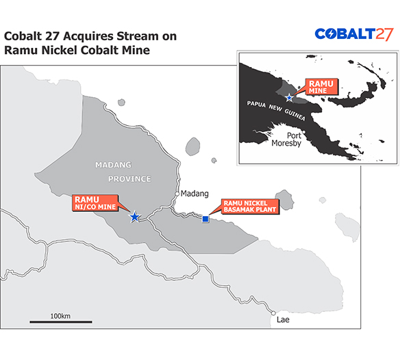 A regional map shows the location of the Ramu mine